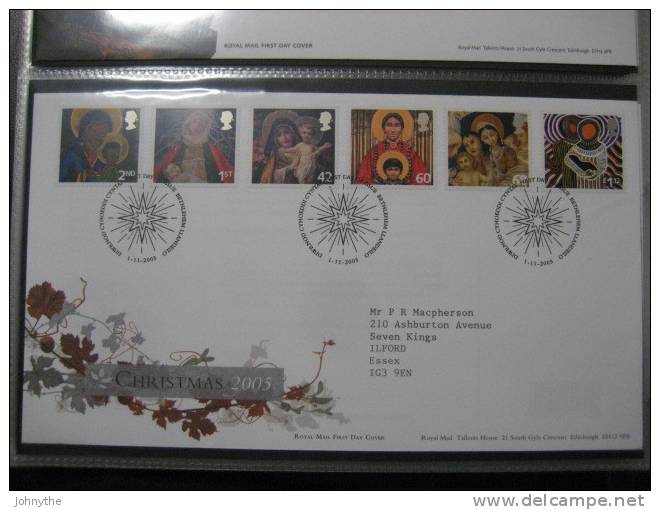 Great Britain 2005 Christmas  Fdc - 2001-2010 Dezimalausgaben