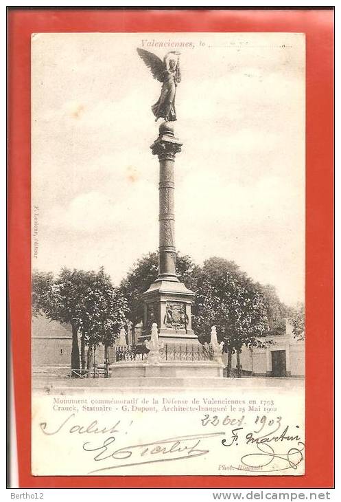 Monument  Aux Enfants De Valenciennes - Monumenti Ai Caduti