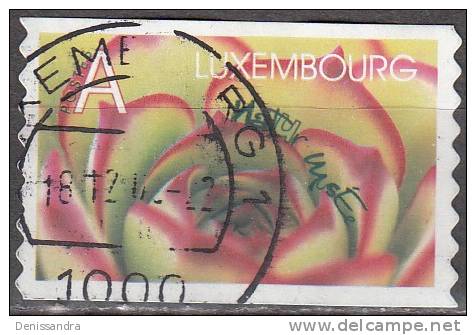 Luxembourg 2002 Michel 1587 O Cote (2008) 1.00 Euro Joubarbe Cachet Rond - Oblitérés