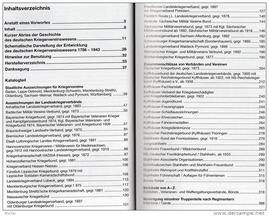 Abzeichen Kriegervereine In Deutschland Katalog 2013 New 50€ Nachschlagwerk Auszeichnungen Bis 1943 Catalogue Of Germany - Original Editions