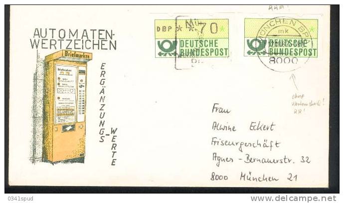 1982 Germania Deutschland Automaten Wertzeichen Briefmarken - Machine Labels [ATM]