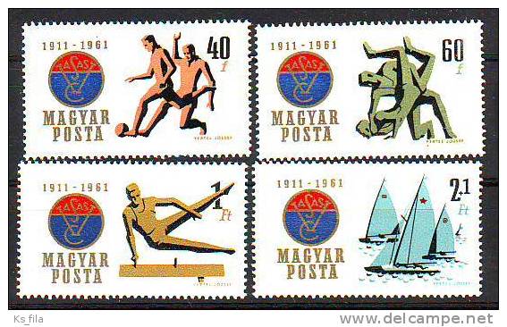 HUNGARY - 1961. 50th Anniv Of VASAS Sports Club - MNH - Unused Stamps