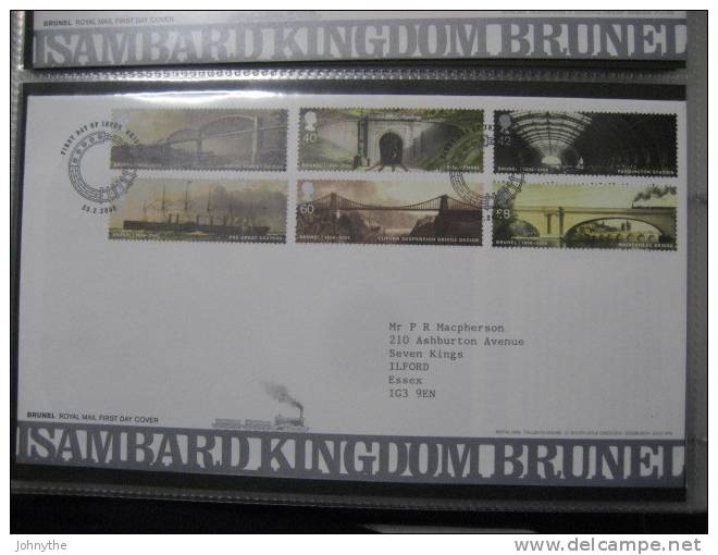 Great Britain 2006 ISAMBARD KINGDOM BRUNEL Fdc - 2001-2010 Em. Décimales