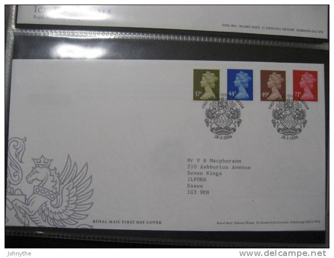 Great Britain 2006 Definitives Fdc - 2001-2010. Decimale Uitgaven