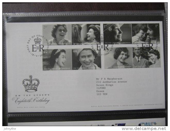 Great Britain 2006  HM The Queen Elizabeth Eightieth 80th Birthday Fdc - 2001-2010 Em. Décimales