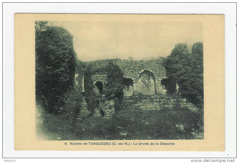 Ruines De TONQUEDEC - La Grotte De La Chapelle - Tonquédec