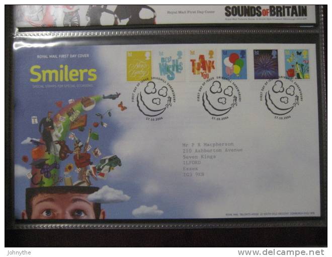 Great Britain 2006 Smilers  Fdc - 2001-10 Ediciones Decimales