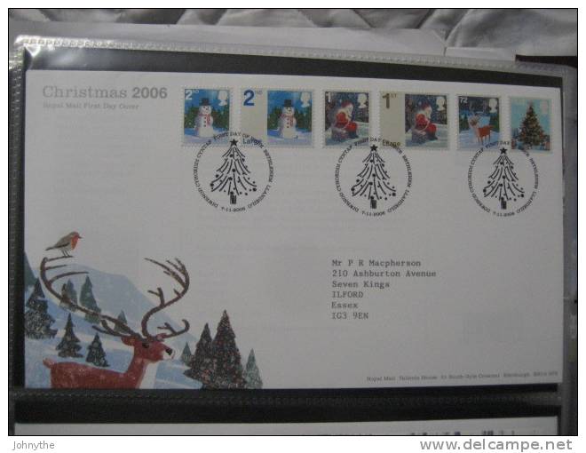 Great Britain 2006 Christmas  Fdc - 2001-2010 Em. Décimales