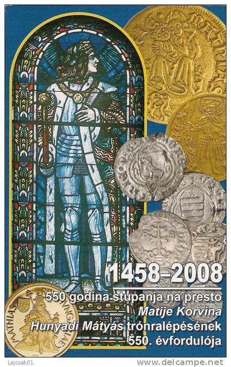 Medieval Coins On Postcard.Limited,numbered Edition.Mint-new,2 Scans - Munten (afbeeldingen)