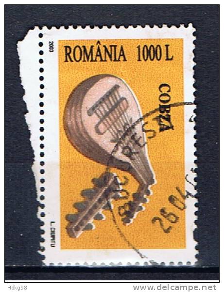 RO+ Rumänien 2003 Mi 5768 Saiteninstrument - Used Stamps