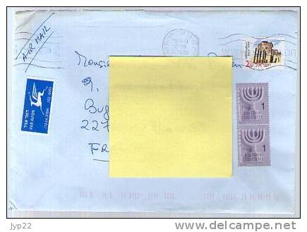 Israël Lettre Cover Par Avion Via Air Mail - CAD 29-10-2005 ? / 3 Tp - Brieven En Documenten