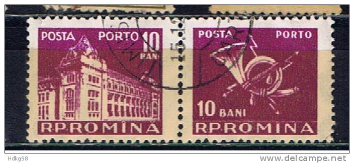 RO+ Rumänien 1957 Mi 109 Portomarken - Postage Due