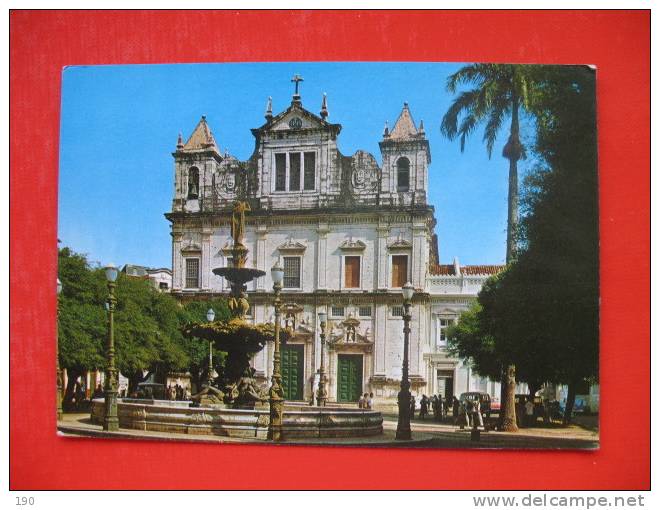 Salvador Bahia Catedral Basilica,RED STAMP - Salvador De Bahia