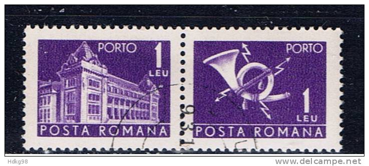 RO+ Rumänien 1970 Mi 118 Portomarken - Strafport