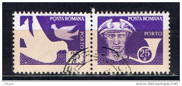 RO+ Rumänien 1982 Mi 125 Portomarken - Postage Due