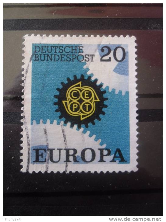 ALLEMAGNE FEDERALE Europa N°398 Oblitéré - Oblitérés