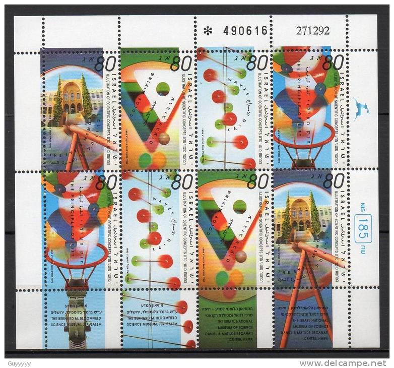 Israel - 1993 - Yvert : 1207 à 1210 ** - Avec TABs, Etat Luxe - Unused Stamps (with Tabs)