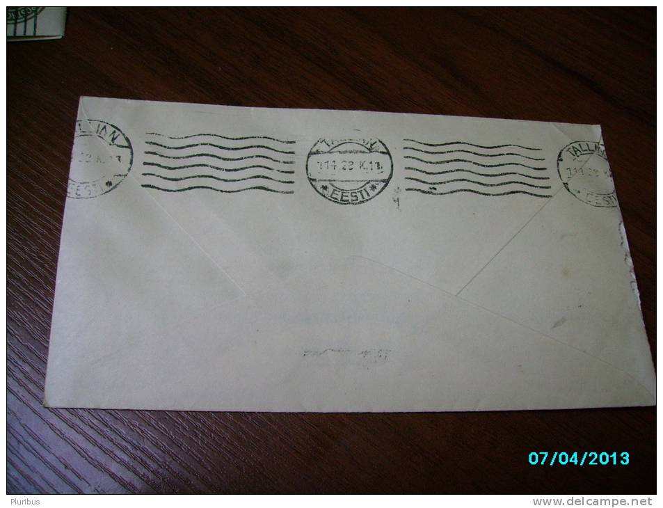 USA  POSTAL STATIONERY  COVER  1928 NEW YORK  TO  ESTONIA - 1921-40