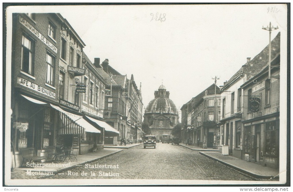 CERES 10 Centimes Obl. Sc De SCHERPENHEUVEL Sur C.P. Du 6-XI-1933 Vers Herstal Et Taxée à 30 Centimes . TB -  8736 - 1932 Cérès Et Mercure