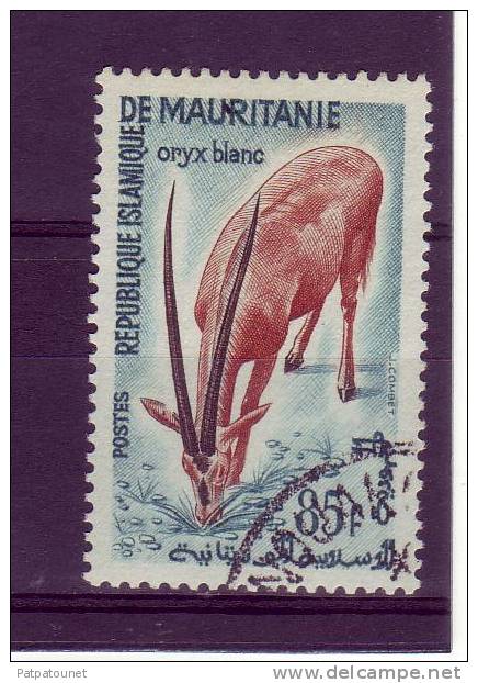 Mauritanie YV 153 O 1960  Oryx - Gibier