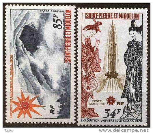 SAINT PIERRE ET MIQUELON - EXPO  OSAKA - SPACE - COSTUMES - 1970 - MNH ** - 1970 – Osaka (Japan)