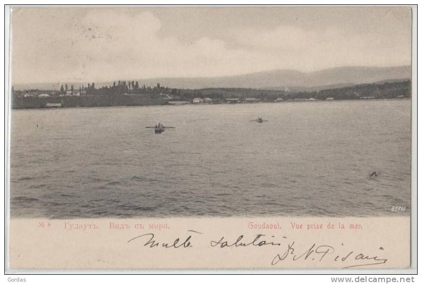 Georgia - Gudauta - Goudaut - Vue Prise De La Mer - Géorgie