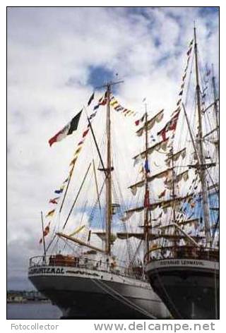 Statsraad Lehmkuhl (bateau école Norvégien)  à St Malo (35) - Bateaux