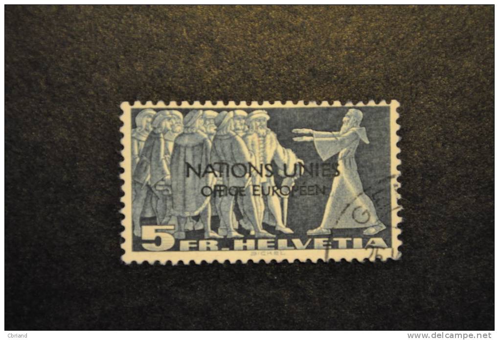 Nations Unies, Zumstein No 19 Oblitéré (avec Charnière) - Dienstmarken