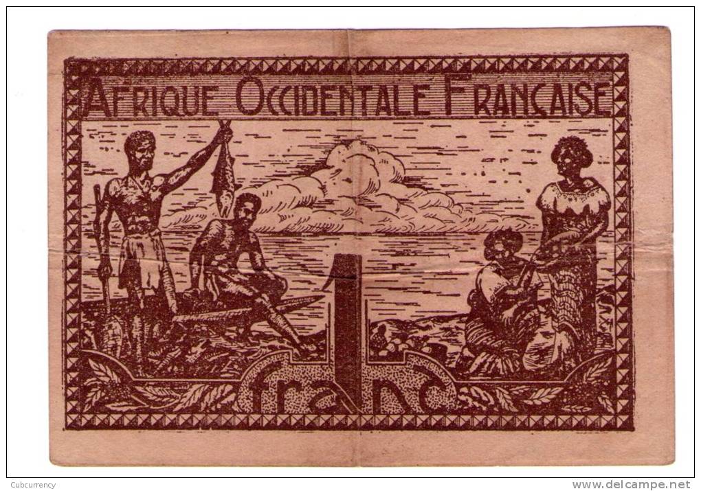 French West Africa 1 Franc - Otros & Sin Clasificación