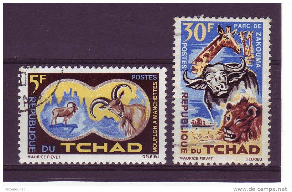 Tchad YV 71; 76 O 1961 Bouquetin Mammifères Sauvages - Jirafas