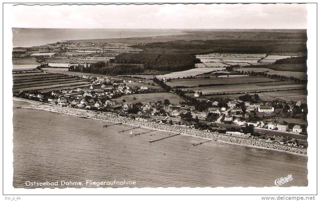 Deutschland - Ostseebad Dahme - Fliegeraufnahme - 1965 - Dahme