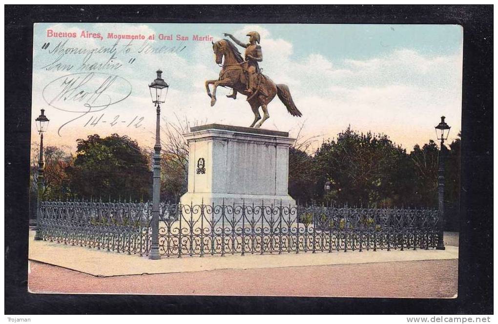 RA1-56 BUENOS AIRES MONUMENTO AL GRAL SAN MARTIN - Argentine