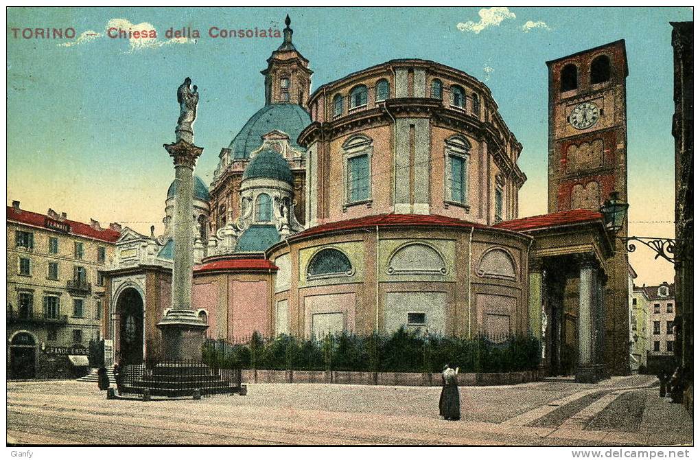 TORINO CHIESA DELLA CONSOLATA 1918 - Kerken