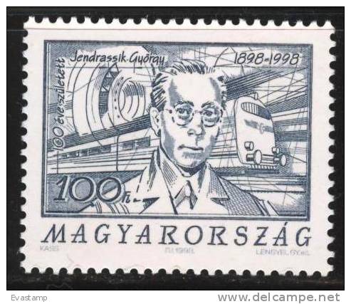 HUNGARY - 1998. Gyorgy Jendrassik,Engineer, Birth Centenary MNH!! Mi 4502. - Ongebruikt