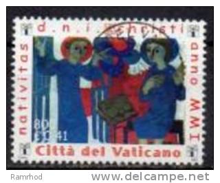 VATICAN 2001 Christmas. Designs Showing Scenes From "Life Of Christ"  - 800l FU - Gebraucht