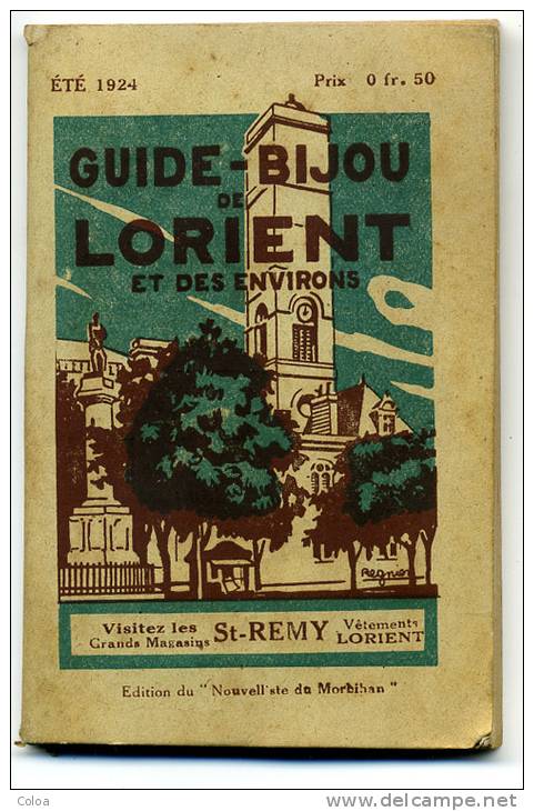 Guide Bijou De Lorient Et Des Environs été 1924 - 1901-1940