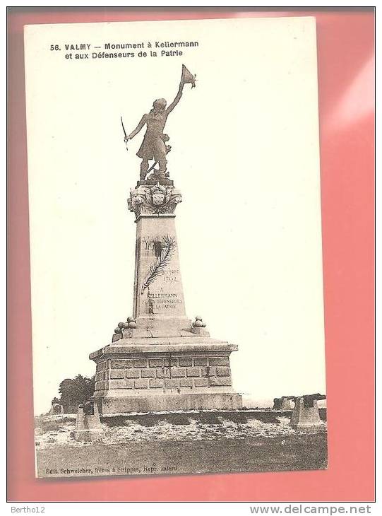 Valmy Monument  A Kellermann - Monumenti Ai Caduti