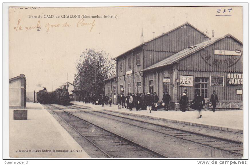 CPA - Gare Du Camp De Chalons (Mourmelon Le Petit) - Camp De Châlons - Mourmelon