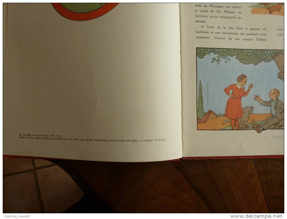 1978     GEDEON CHEF Des BRIGANDS   Illustrations De Benjamin Rabier - Otros & Sin Clasificación