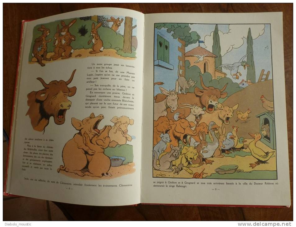 1978     GEDEON CHEF Des BRIGANDS   Illustrations De Benjamin Rabier - Andere & Zonder Classificatie