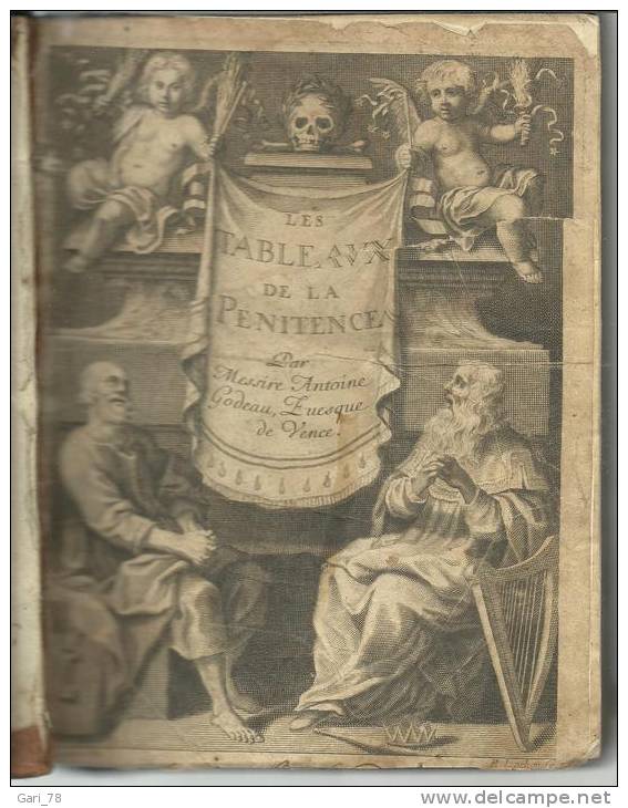 Les Tableaux De La Pénitence Par GODEAU - 1re édition De 1654 - Jusque 1700