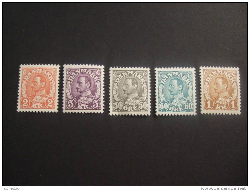 DANMAK  1934  MICHEL 210/14  YVERT  222/226    MNH ** (025102-500/015) - Unused Stamps