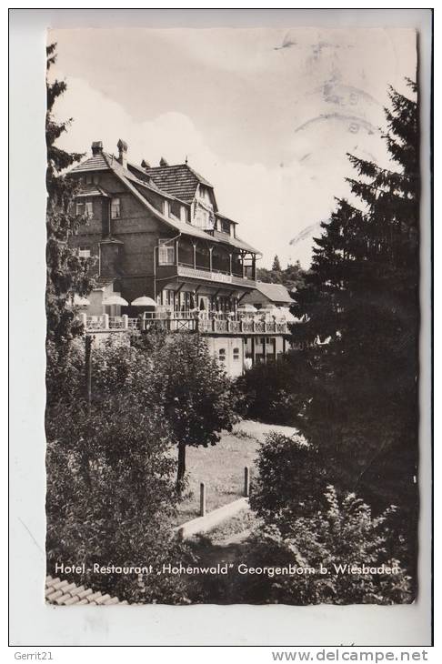 6229 SCHLANGENBAD - GEORGENBORN, Hotel-Restaurant "Hohenwald" - Schlangenbad