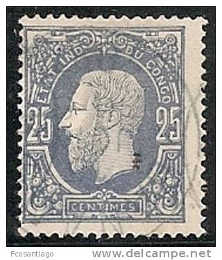 CONGO BELGA 1886 - Yvert #3 - VFU - 1884-1894