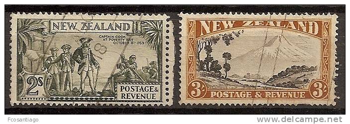 NUEVA ZELANDA 1935 - Yvert #205/06 - VFU - Ungebraucht