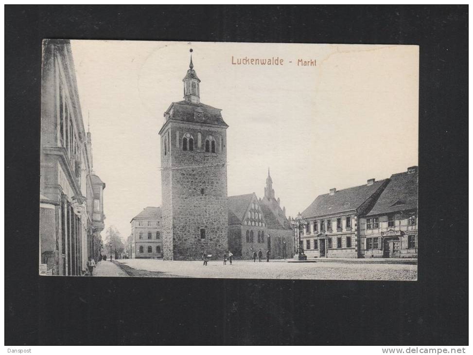 AK  Luckenwalde Markt 1920 - Luckenwalde