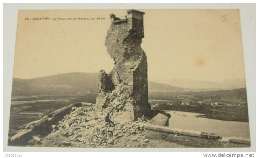 Belfort - La Tour De La Miotte , En 1870 :::::: Animation - Belfort – Siège De Belfort