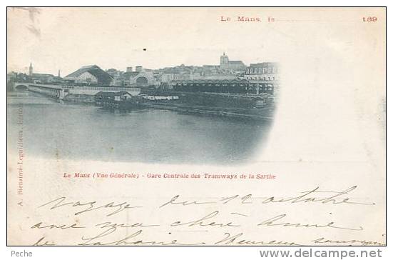 N°29563 -cpa Le Mans -gare Centrale Des Tramways De La Sarthe- - Strassenbahnen