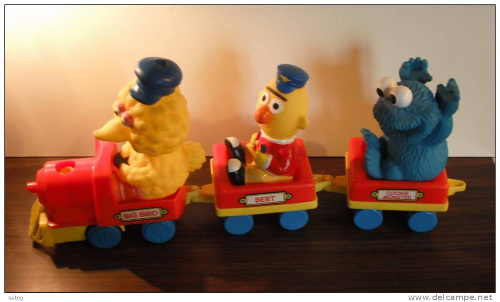 Petit Train 1 Rue Sésame : Big Bird, Bert Et Cookie Monster - Autres & Non Classés