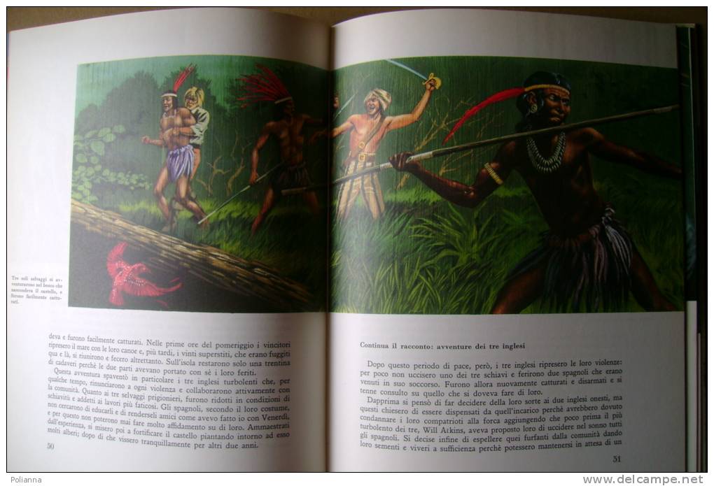 PBQ/44 ROBINSON CRUSOE De Agostini 1967 Illustrato Da Caselli - Actie En Avontuur